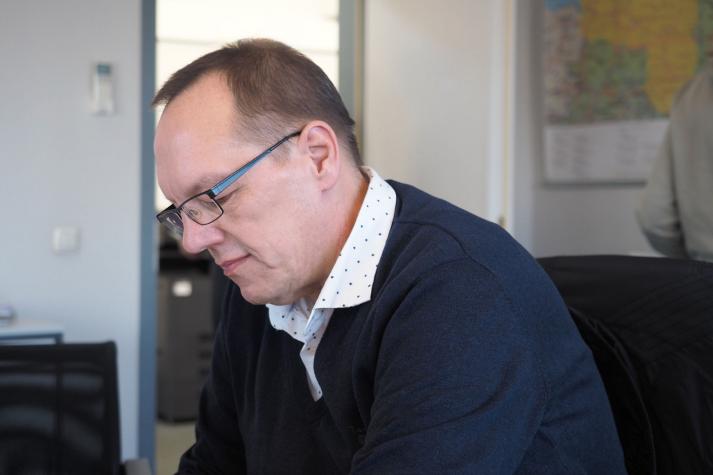 Michael Koop Erfolgreich als Kipper-Disponent - Von Saldern Gruppe