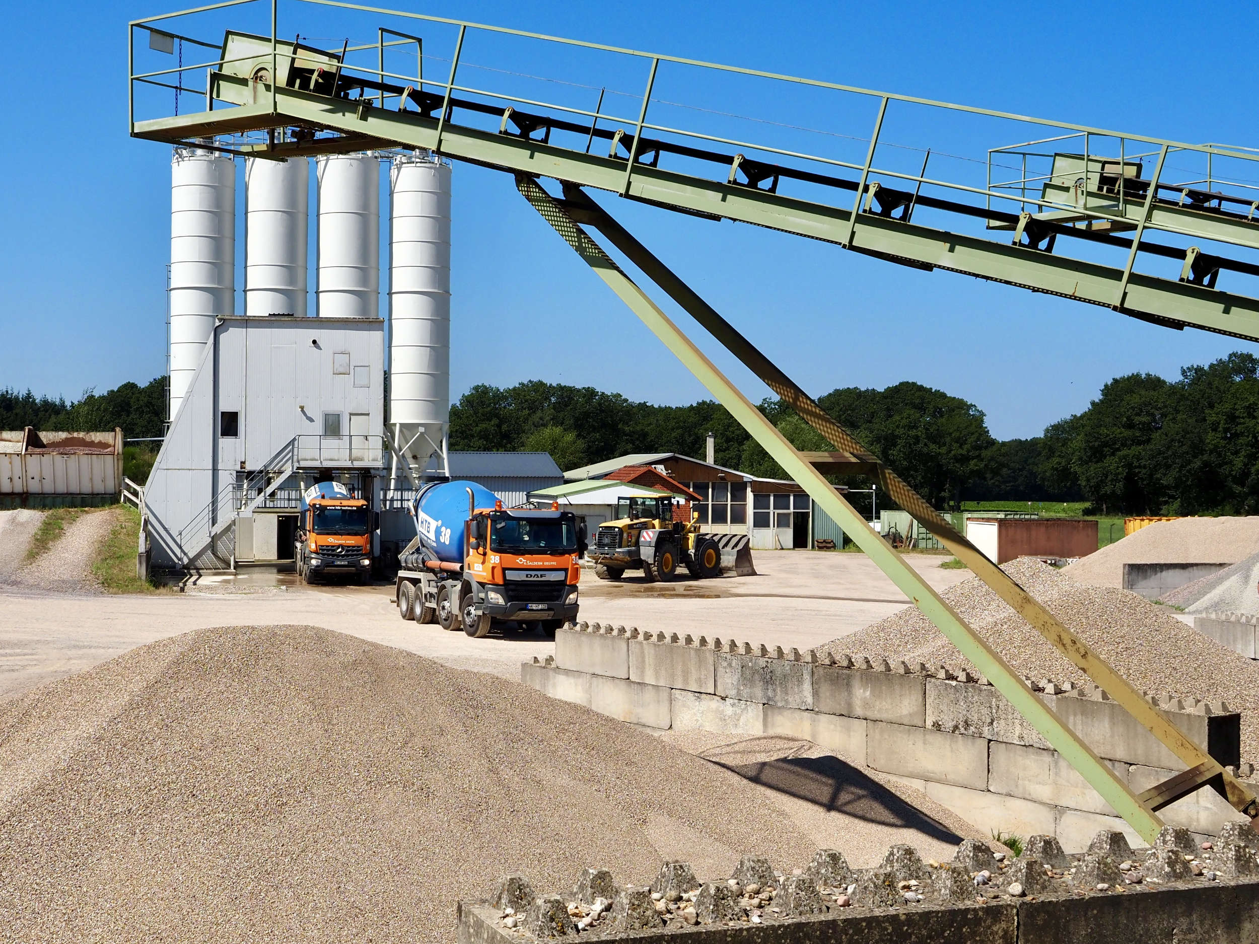 Das Kies- und Transportbetonwerk der Heide Transportbeton GmbH in Wietzendorf