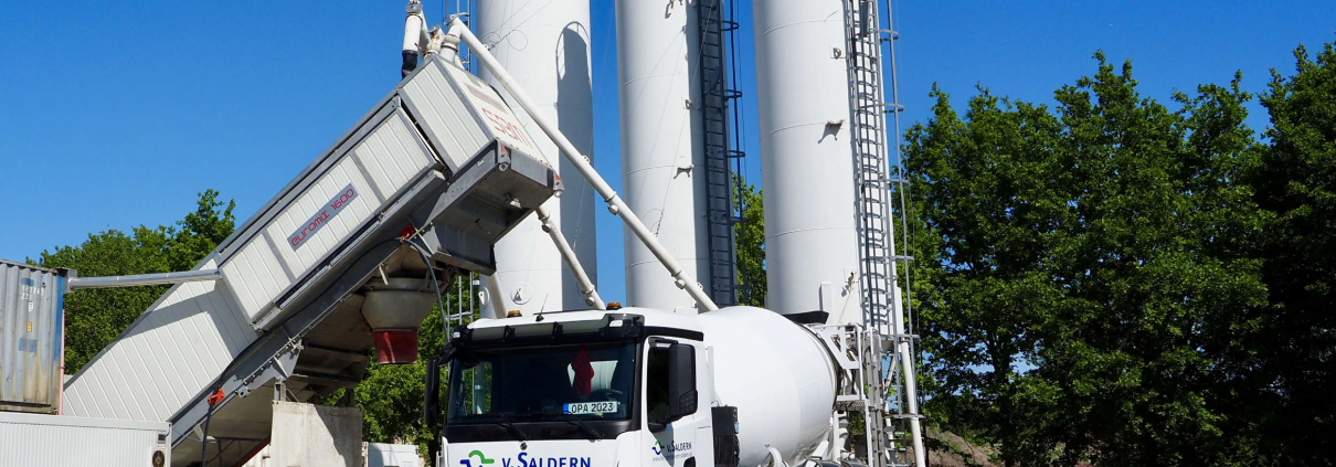 Das Transportbetonwerk Sottrum der Fertigbeton von Saldern GmbH & Co. KG