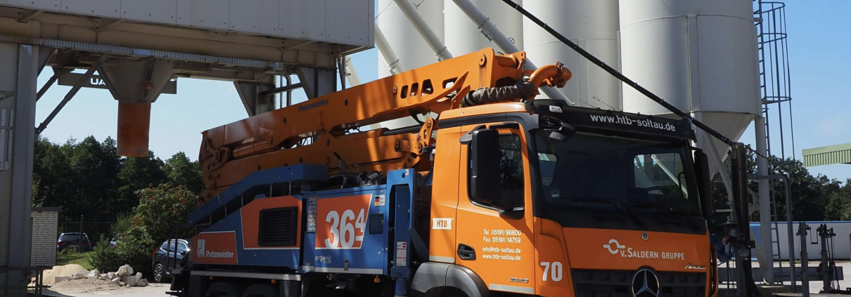 Das Werk der Heide Transportbeton GmbH in Soltau