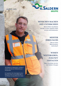 Das Cover der diesjährigen Ausgabe des Mitarbeiter-Journals der von Saldern Gruppe