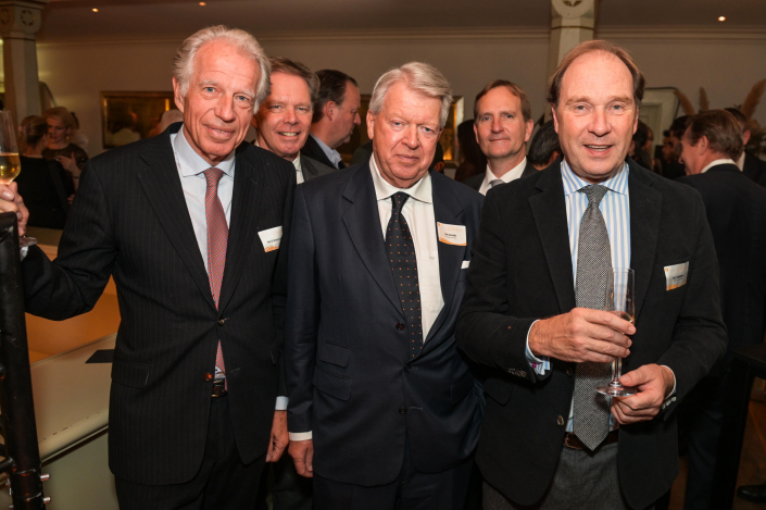 Prof. Dr. Carsten Zornig, Dirk Schneider und Dr. Felix Thürwächter feierten mit der von Saldern Gruppe auf dem traditionellen Blankeneser Neujahrsempfang auf dem Süllberg 2026