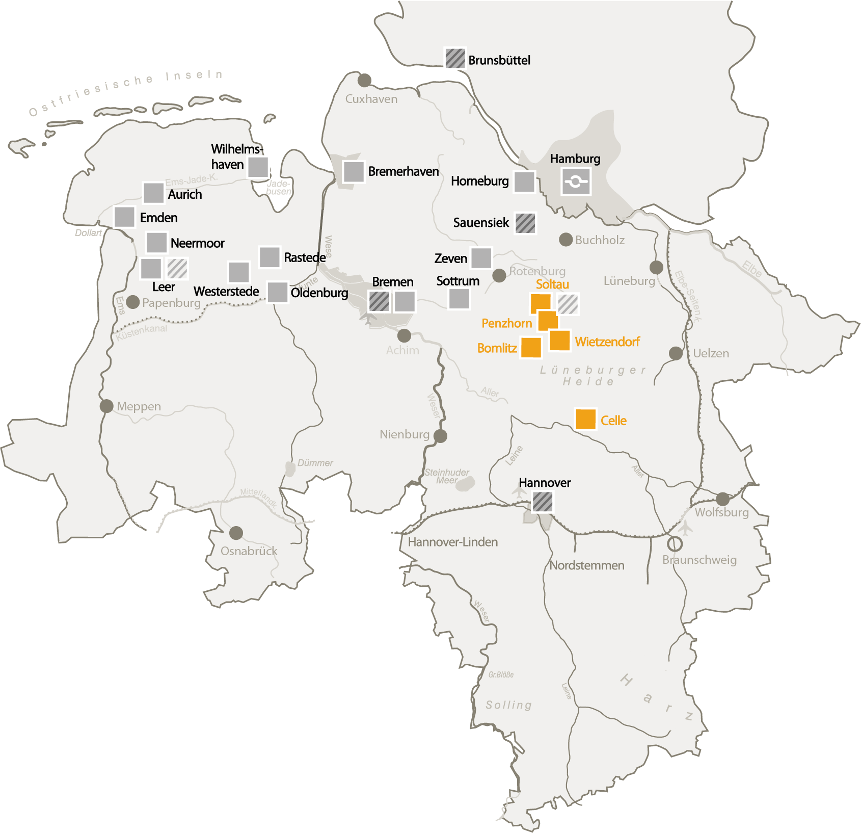 Die Heide Transportbeton GmbH ist Teil der von Saldern Gruppe und ist mit 5 Standorten im Heidekreis : Celle fest verwurzelt_Stand 2026